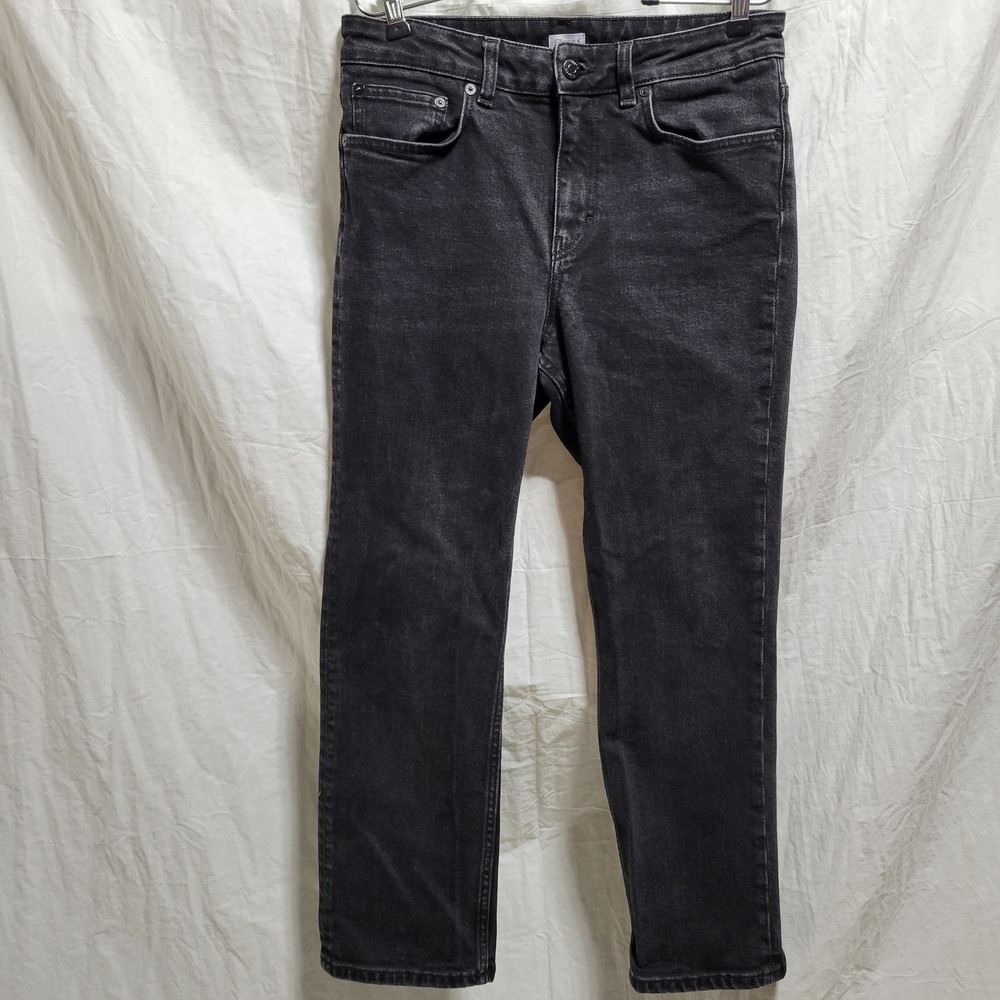 Filippa K Straight Leg Stella‎ Ankle Crop Jeans Size 29 Black Denim
